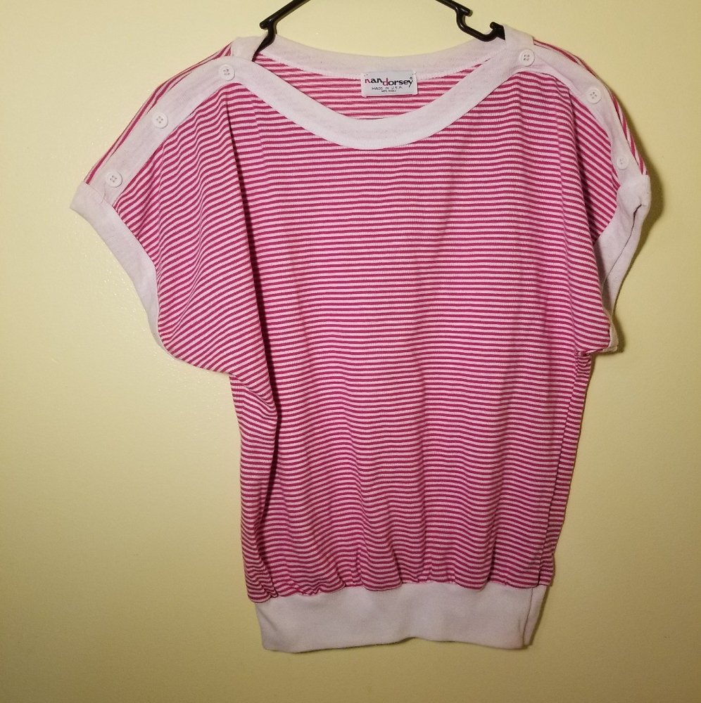 Nan Dorsey scoop neck top